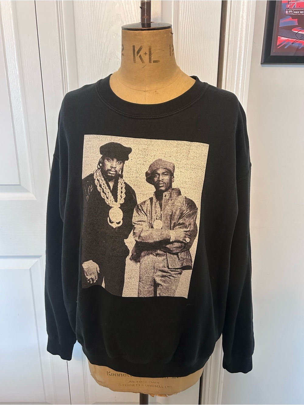 Eric B & Rakim Graphic Crewneck Sweater - Size Large
